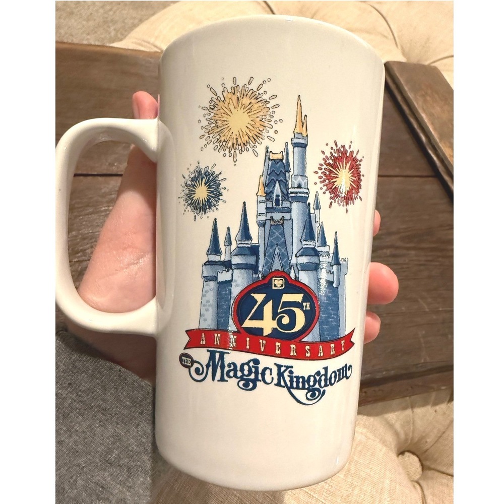 Starbucks Disney World Magic Kingdom 45th Anniversary Mug 16oz Cinderella Castle